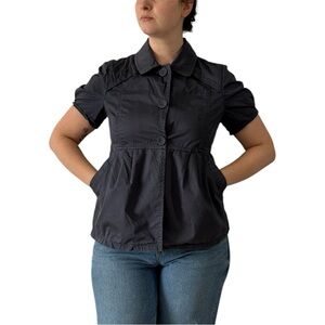 Gap Short Sleeve Peplum Jacket